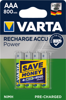 Varta Recharge Accu Power AAA 800 mAh 4'lü İnce Kalem Pil kullananlar yorumlar